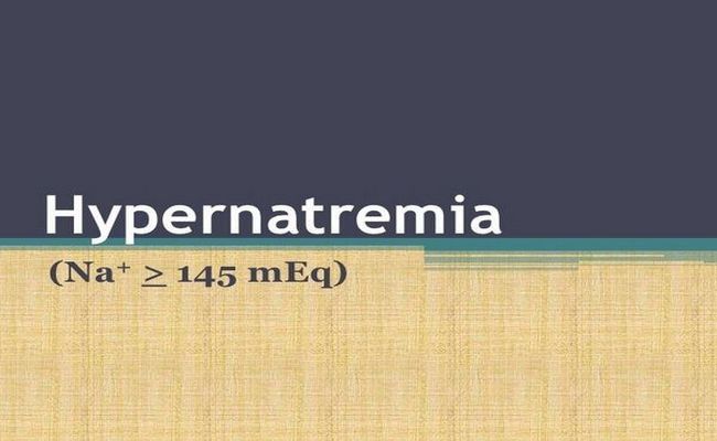 Hypernatremia disease