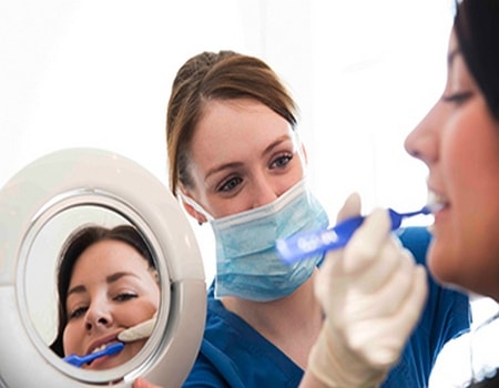 Mouth care in nursing