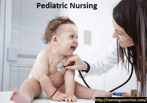 Pediatric nurse in hospital