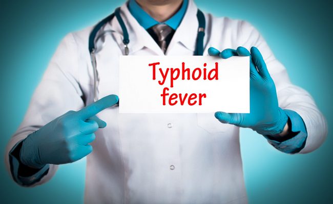 Typhoid fever symptoms