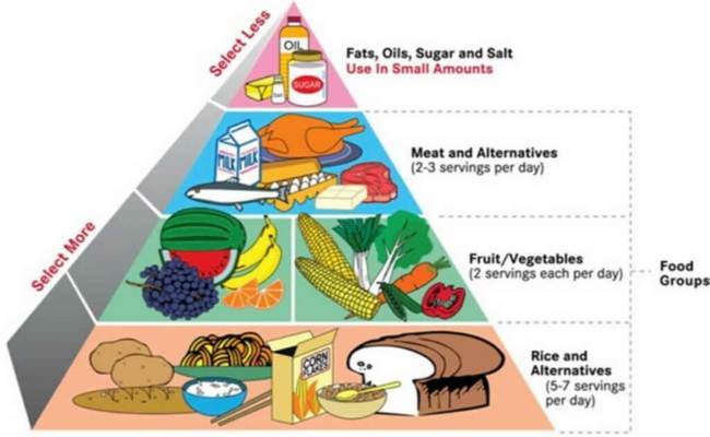 Balanced diet chart