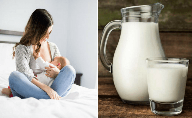Breast milk vs cow milk