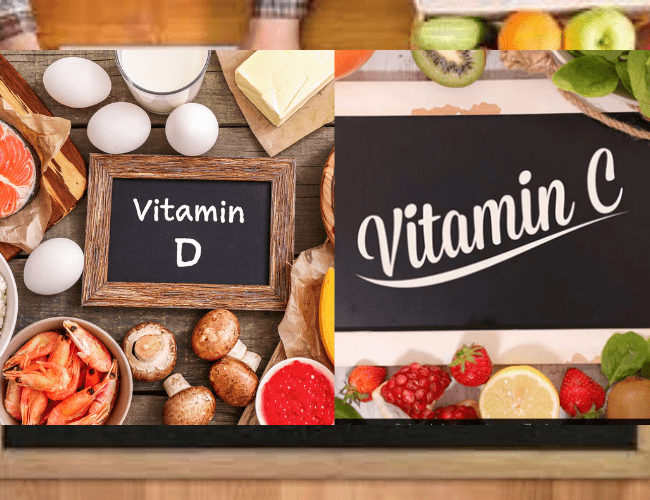 Vitamin C and D deficiency