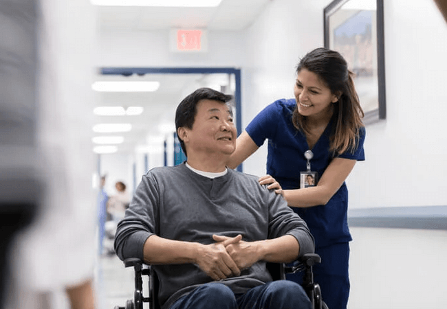 Nurse specialized in disability care